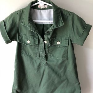 Green shirt dress from J Crew Crewcuts. Size 3.